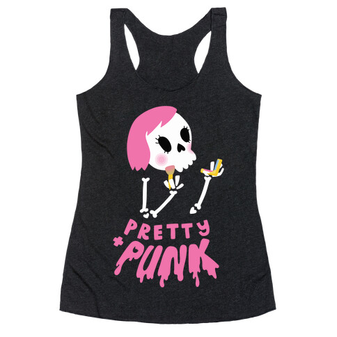 Pretty and Punk Racerback Tank Top