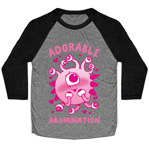 Adorable Abomination Baseball Tee