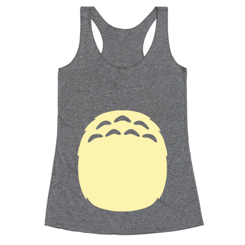 Totoro Tummy Racerback Tank Top