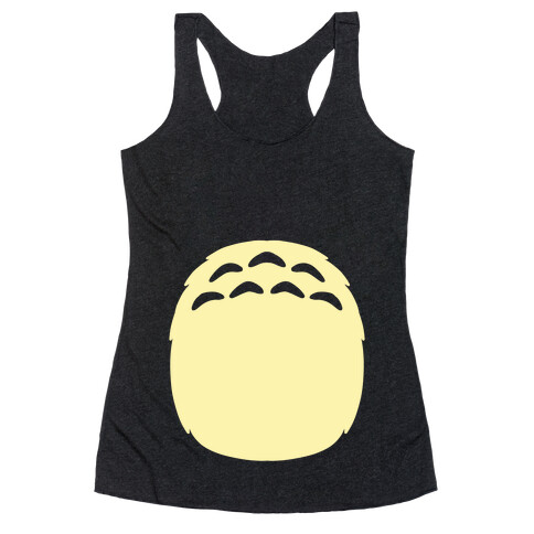 Totoro Tummy Racerback Tank Top