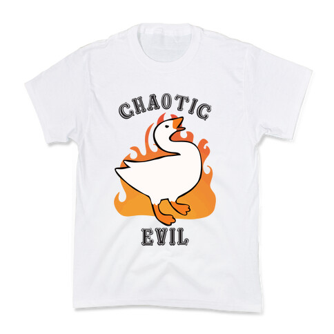 Goose of Chaotic Evil Kids T-Shirt