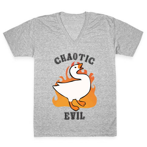 Goose of Chaotic Evil V-Neck Tee Shirt