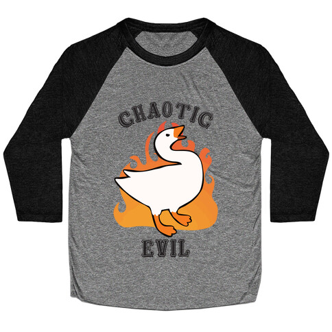 Goose of Chaotic Evil Baseball Tee