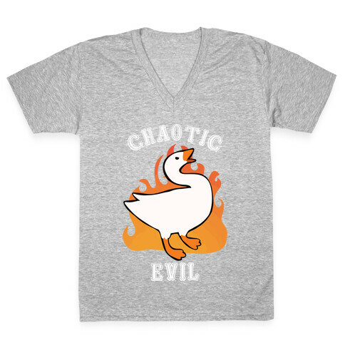 Goose of Chaotic Evil V-Neck Tee Shirt
