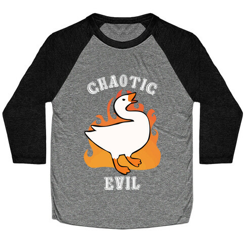 Goose of Chaotic Evil Baseball Tee