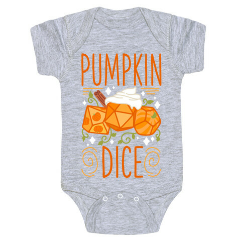 Pumpkin Dice Baby One-Piece