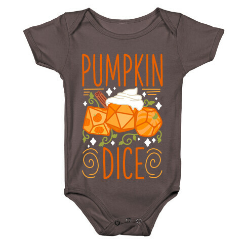 Pumpkin Dice Baby One-Piece