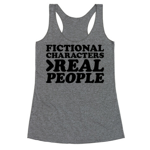 Fictional Characters > Real People Racerback Tank Top