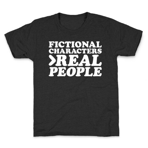 Fictional Characters > Real People White Print Kids T-Shirt