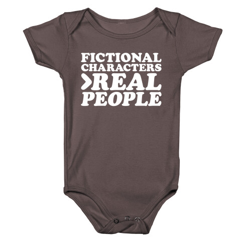 Fictional Characters > Real People White Print Baby One-Piece