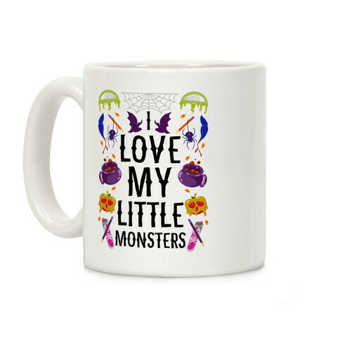 I Love My Little Monsters Coffee Mug