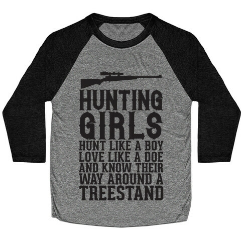 Hunting Girls Baseball Tee