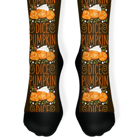 Pumpkin Dice Sock