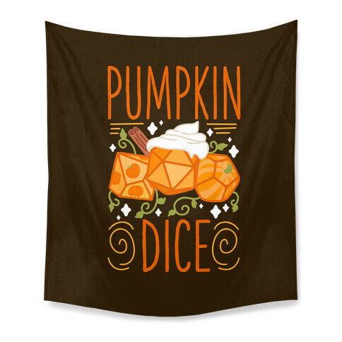 Pumpkin Dice Tapestry
