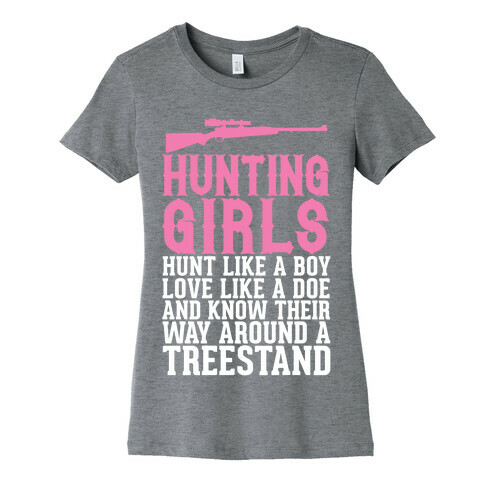 Hunting Girls Womens T-Shirt