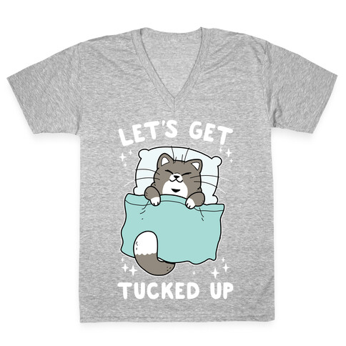 Let's Get Tucked Up V-Neck Tee Shirt