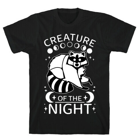 Creature Of The Night Raccoon T-Shirt