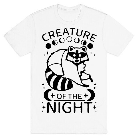 Creature Of The Night Raccoon T-Shirt