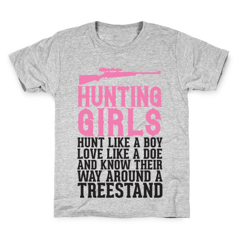 Hunting Girls Kids T-Shirt