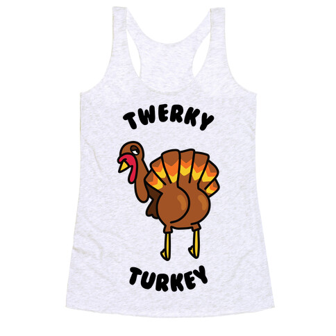 Twerky Turkey Racerback Tank Top