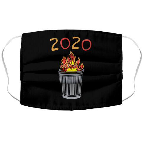 2020 Trash Fire  Accordion Face Mask