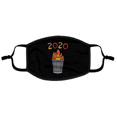 2020 Trash Fire  Flat Face Mask