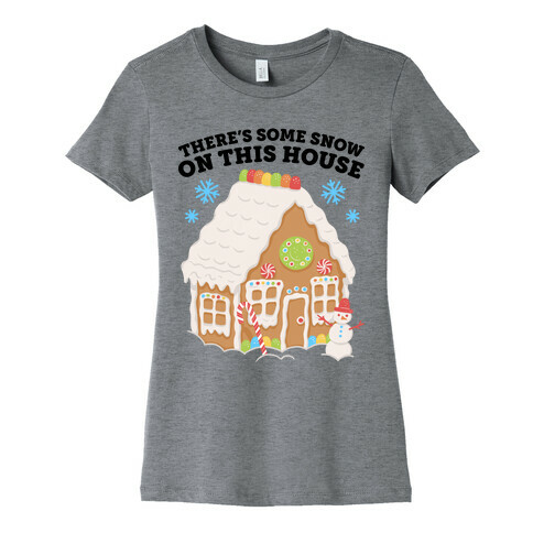 There's Some Snow On This House Womens T-Shirt