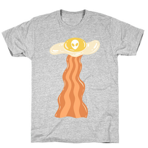 Bacon and Egg UFO Abduction  T-Shirt