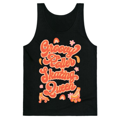 Groovy Roller Skating Queen Tank Top