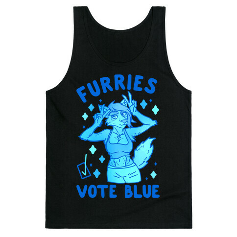 Furries Vote Blue Tank Top