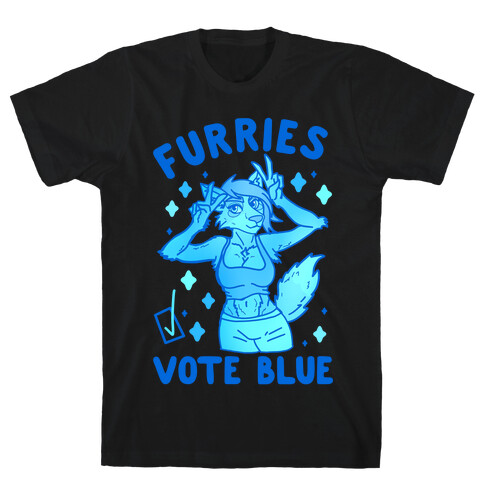 Furries Vote Blue T-Shirt