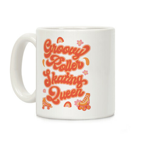 Groovy Roller Skating Queen Coffee Mug