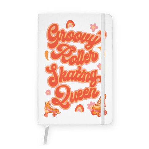 Groovy Roller Skating Queen Notebook