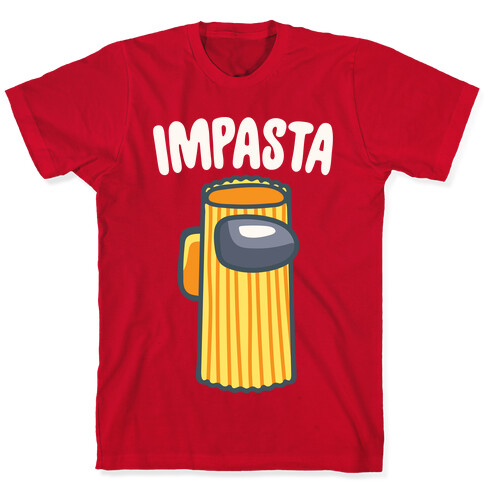 Impasta Parody White Print T-Shirt