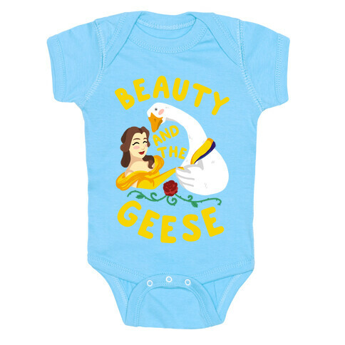 Beauty and the Geese Baby One-Piece