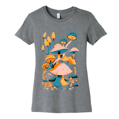 Mushroom Forest Spirits Womens T-Shirt