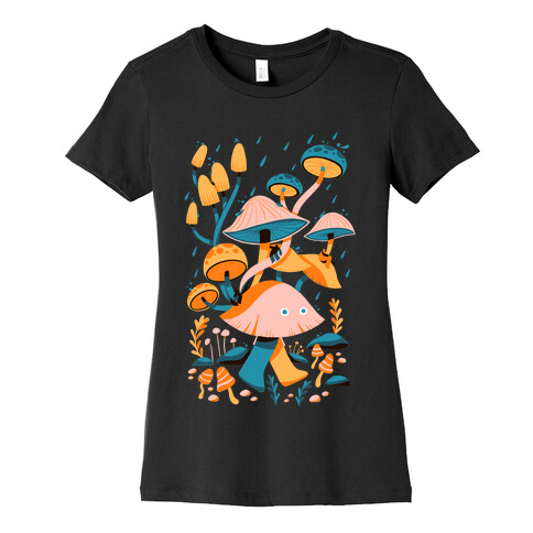 Mushroom Forest Spirits Womens T-Shirt