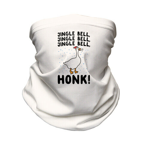 Jingle Bell Honk (Goose Parody) Neck Gaiter