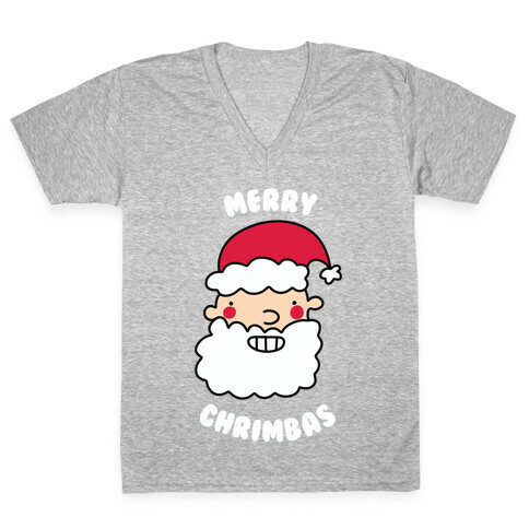 Merry Chrimbas V-Neck Tee Shirt