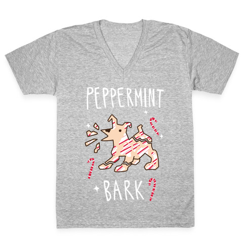 Peppermint Bark V-Neck Tee Shirt