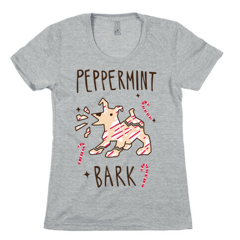 Peppermint Bark Womens T-Shirt
