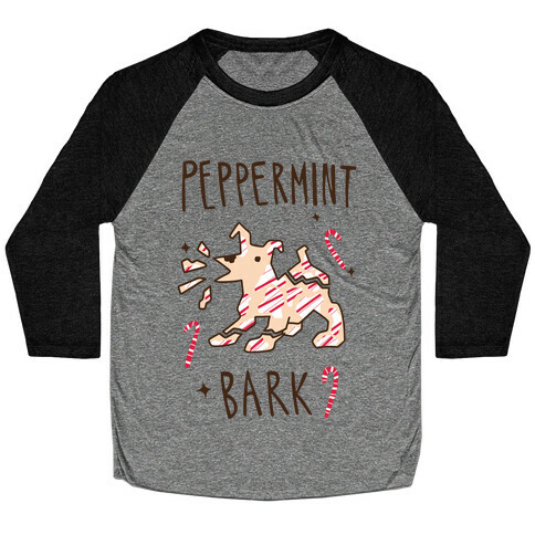 Peppermint Bark Baseball Tee