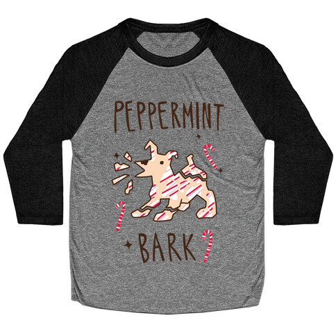 Peppermint Bark Baseball Tee