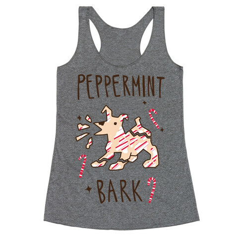 Peppermint Bark Racerback Tank Top