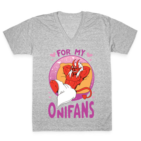 For My Onifans V-Neck Tee Shirt