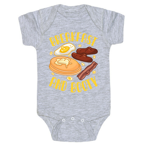 Breakfast and Booty Baby One-Piece