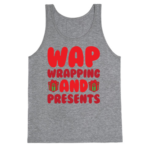 WAP Wrapping and Presents Parody Tank Top