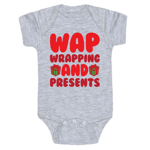 WAP Wrapping and Presents Parody Baby One-Piece