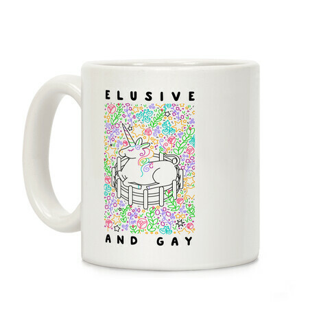 Elusive And Gay Unicorn  Coffee Mug