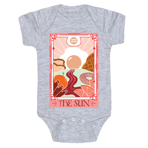 The Sun Breakfast Tarot Baby One-Piece